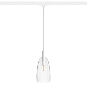 BELLINI pre trojokruh. lištu biela číre sklo 230V LED E14 15W