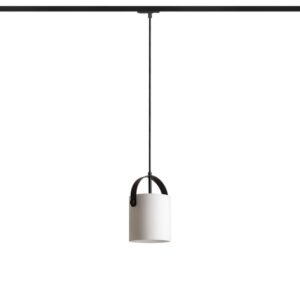 JULIETTA 16 pre jednookr. lištu  opálové sklo/čierna 230V LED E27 15W
