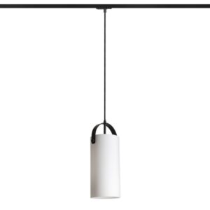 JULIETTA 31 pre jednookr. lištu  opálové sklo/čierna 230V LED E27 15W