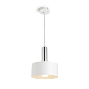 GIULIA 20 závesná biela chróm 230V LED E27 15W