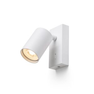 DUDE nástenná biela 230V LED GU10 9W