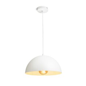 GLADYS 30 závesná biela/biela  230V LED E27 15W