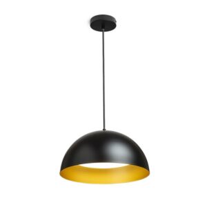 GLADYS 40 závesná čierna/zlatá 230V LED E27 30W