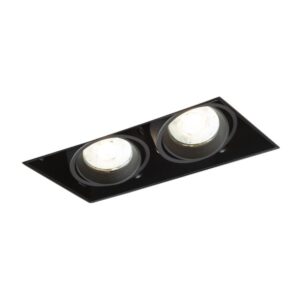 ELECTRA II GU10 frameless čierna 230V LED GU10 8W
