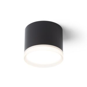 MEMA stropná čierna satinovaný akrylát 230V LED GX53 7W