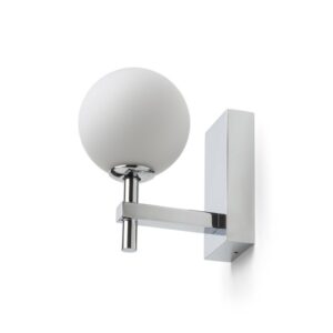 PEGGY nástenná chróm/opálové sklo 230V LED G9 6W IP44
