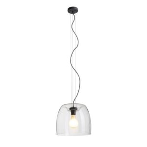 ORLANDO 35 závesná číre sklo/čierna 230V LED E27 24W