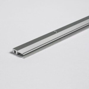 Ukončovací hliníkový profil pre podlahy hr. 4-9 mm 1744328 elox – Striebro 1000 mm
