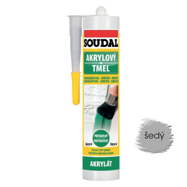 Tmel Soudal Akrylový ŠEDÝ 280 ml (EAN 5411183036857)