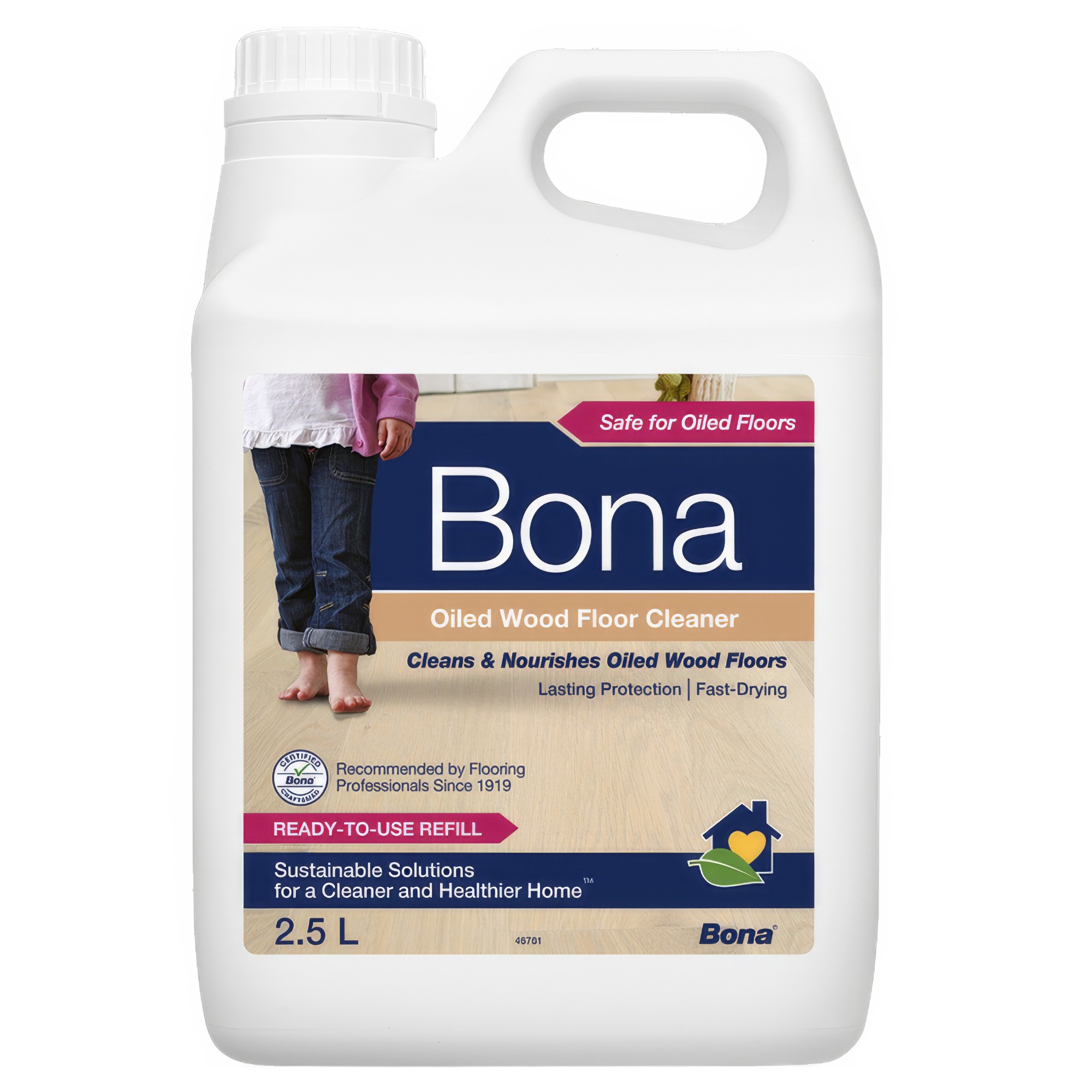 Čistič Bona na olejované podlahy 2,5 L náhradná náplň na Spray mop