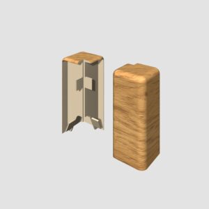 Prvky Egger 58 „cubical“ Dub karamelový – Roh vonkajší 1839943 (2 ks/bal)