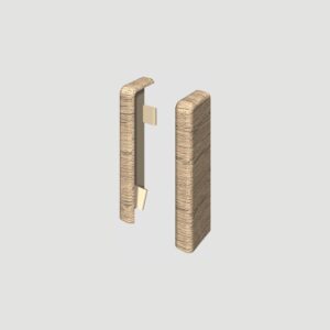 Prvky Egger 58 „cubical“ Dub stredne hnedý – Ukončenie ľavé+pravé 1839936 (1+1 ks/bal)
