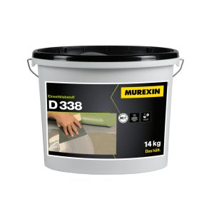 Lepidlo Murexin D338, 14 kg disperzné (na SPC, vinylové dielce, PVC rolky, koberce s latexovým rubom)