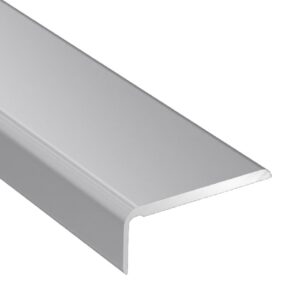 Profil AL ukončovací „L“ schodový 25×10 mm, elox Striebro A1, 2 m, Arbiton CS25